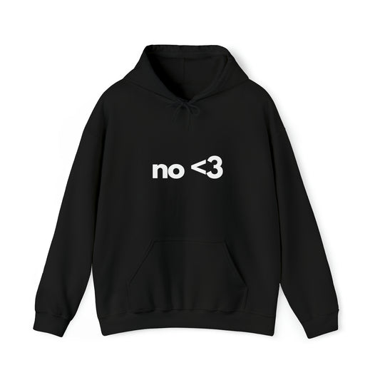 No <3 | Hooded Sweatshirt