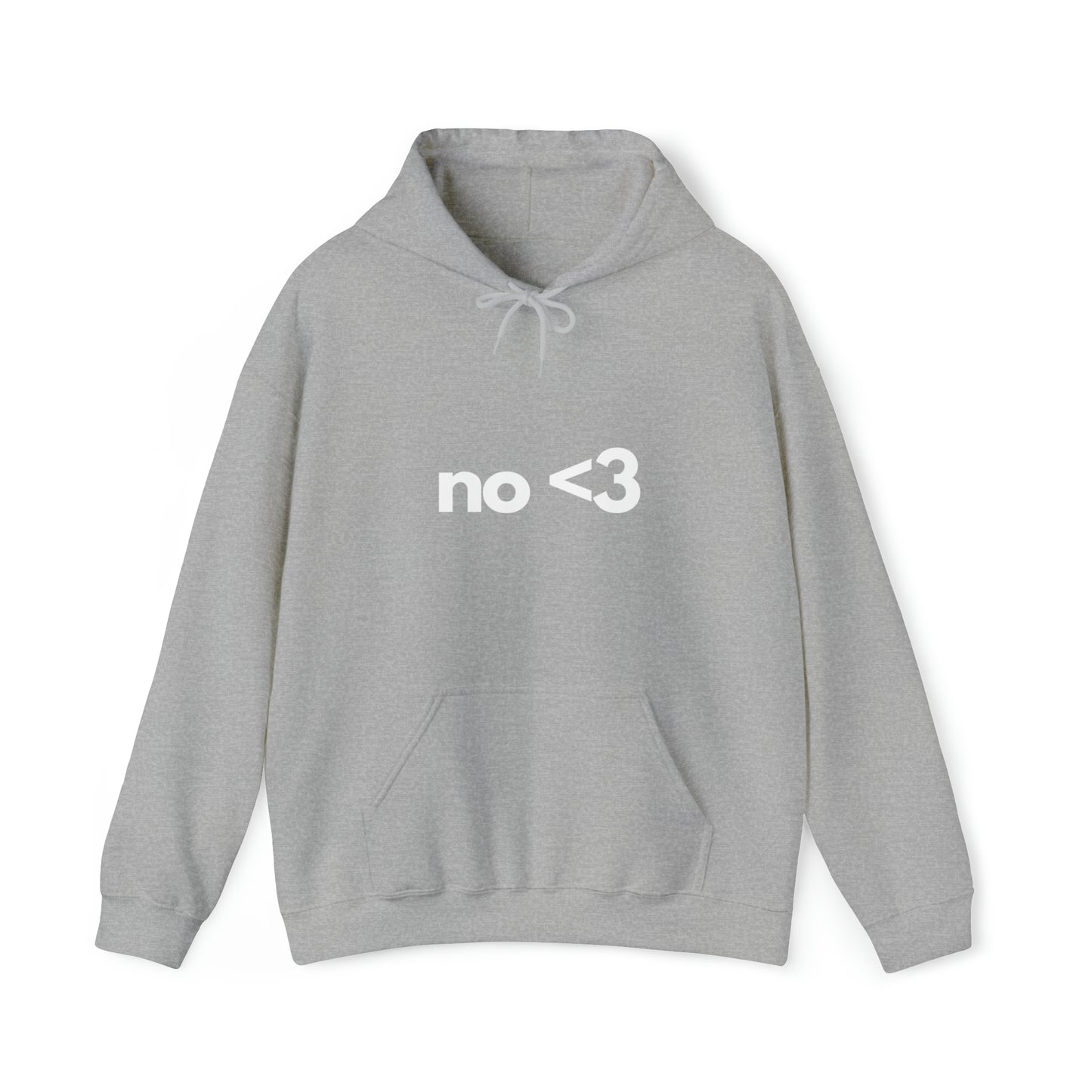 No <3 | Hooded Sweatshirt