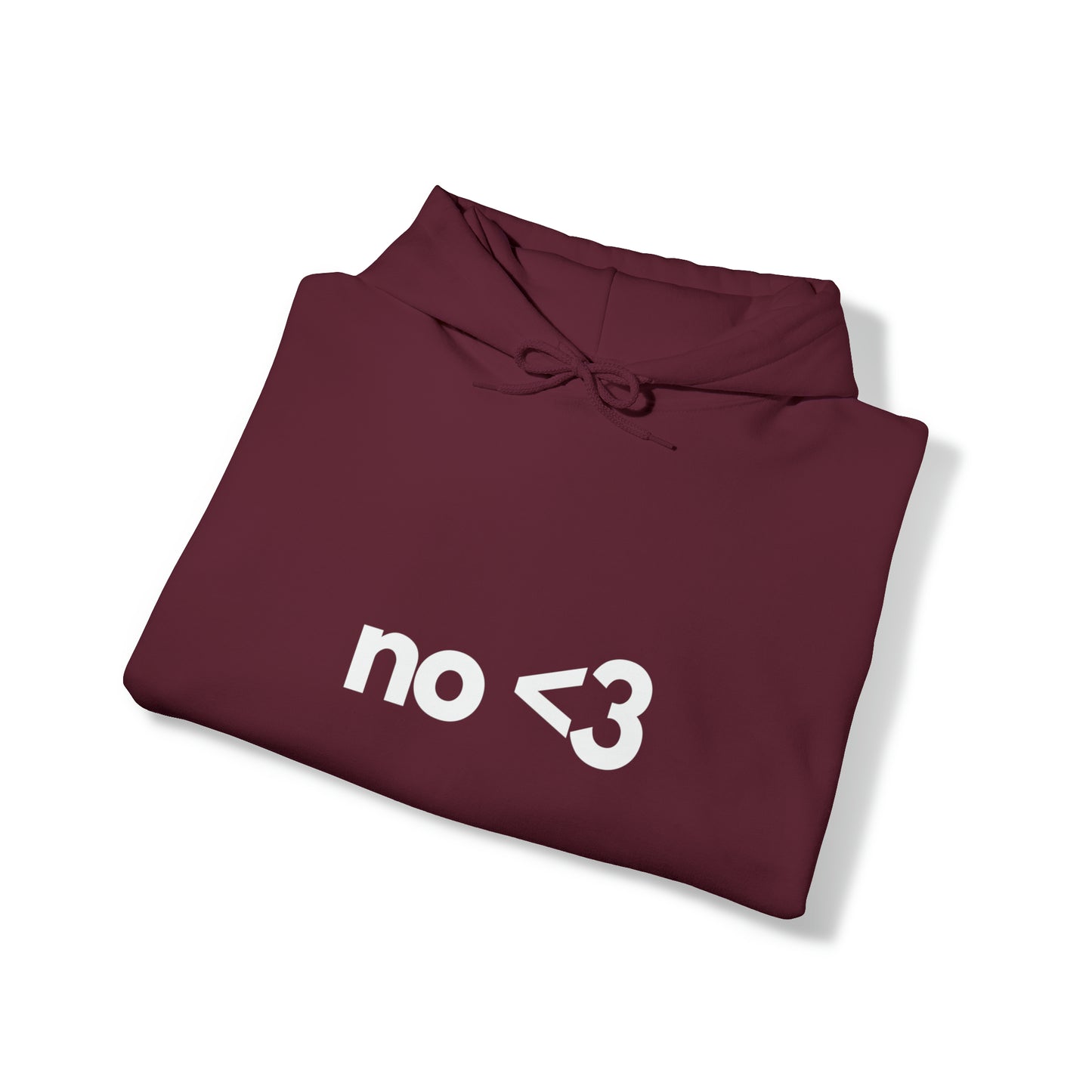 No <3 | Hooded Sweatshirt