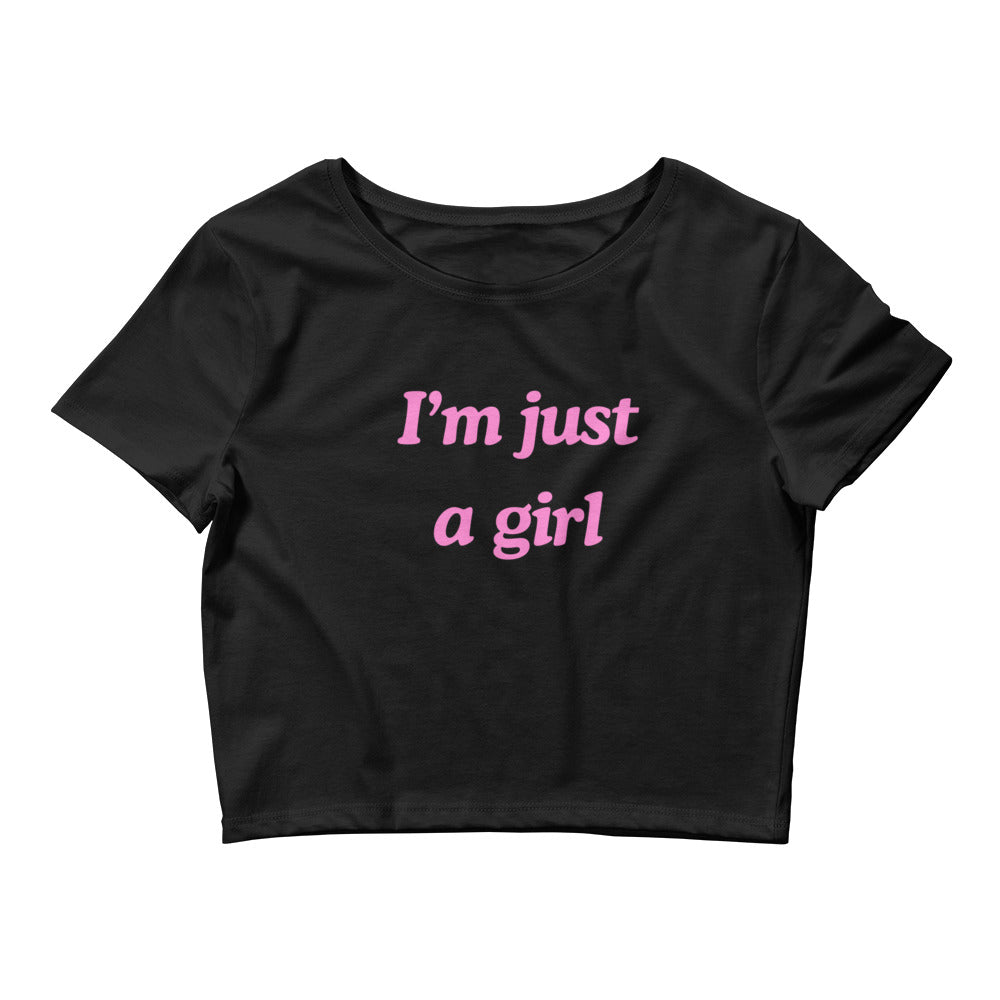 I'm just a girl | croptop