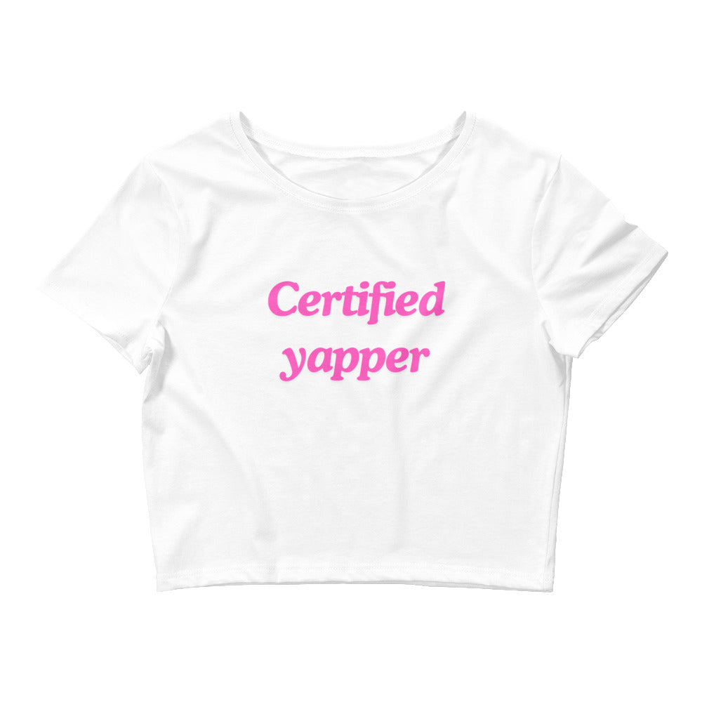 Certified yapper | Croptop