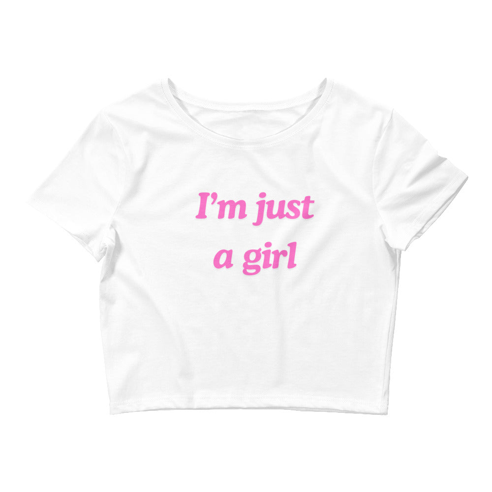 I'm just a girl | croptop